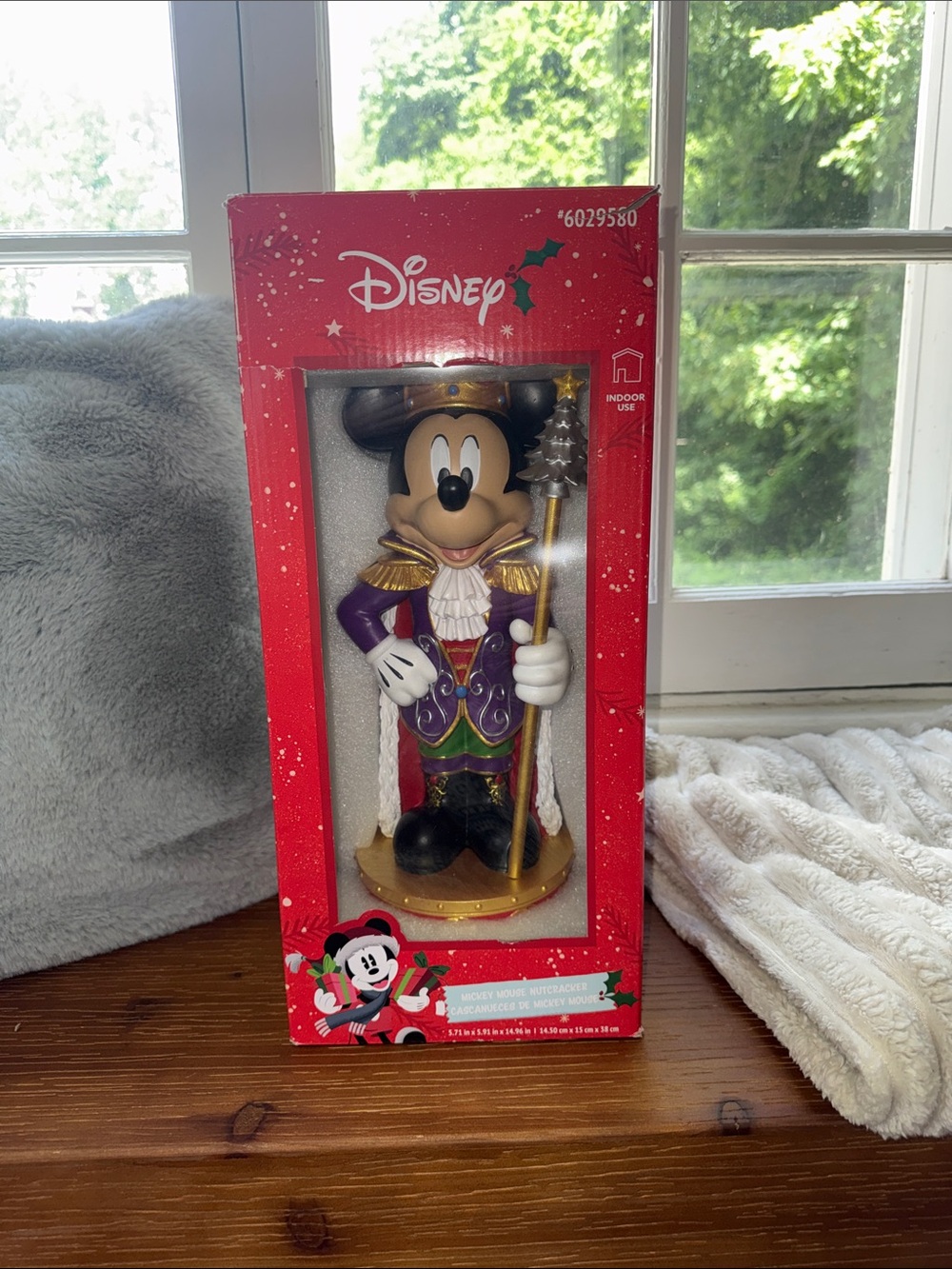 Disney Mickey Mouse Resin Christmas Nutcracker 15" Figurine NIB